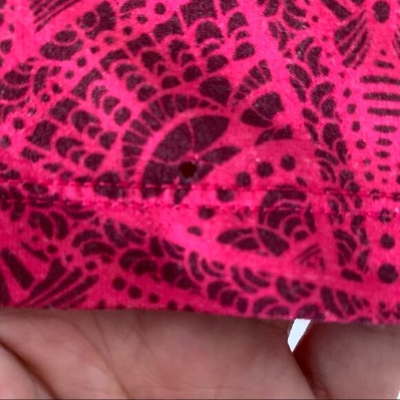 Prana Fushia Pink Short Swingy Tiered Skirt - Picture 3 of 4